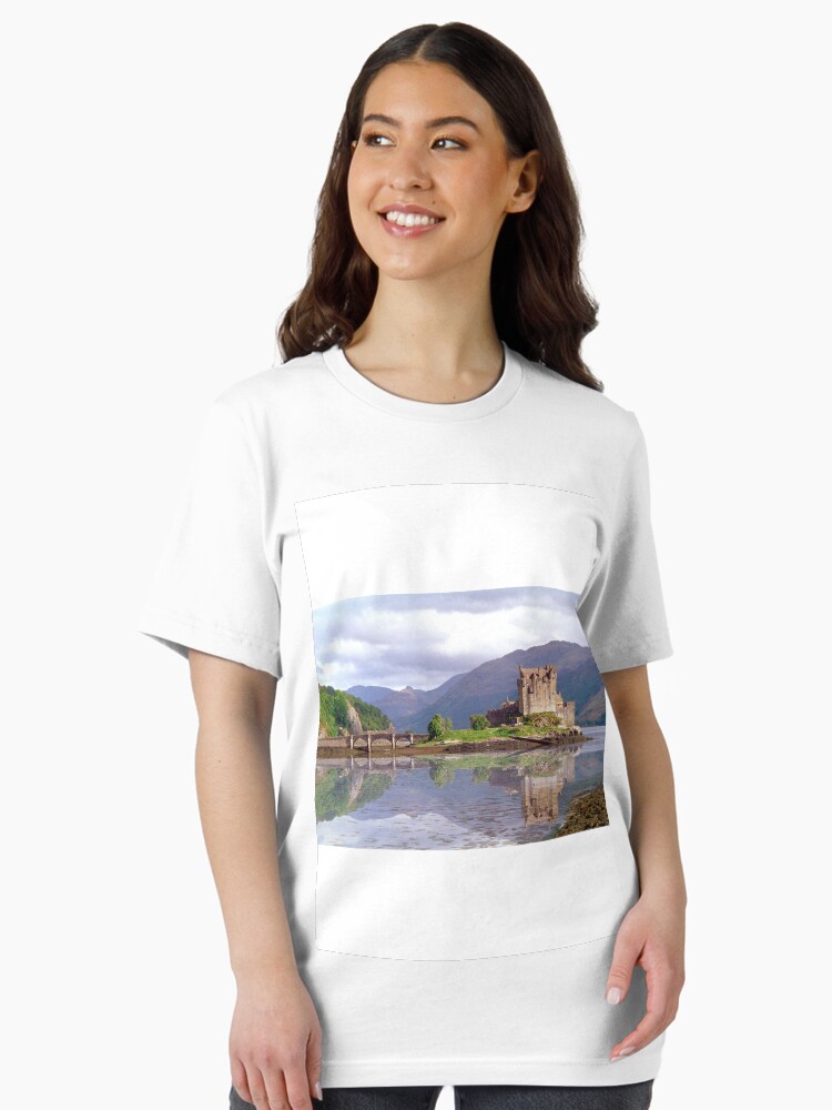 Thumbnail 2 of 7, Essential T-Shirt, Eilean Donan Castle 37 designed and sold by goldyart.