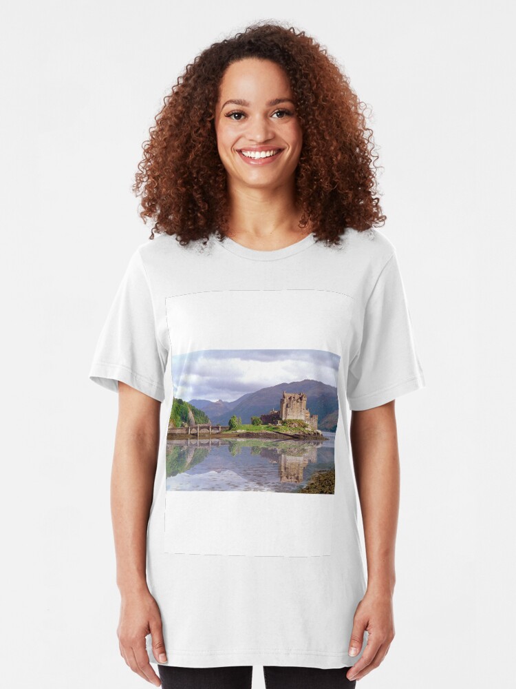 Alternate view of Eilean Donan Castle 37 Slim Fit T-Shirt