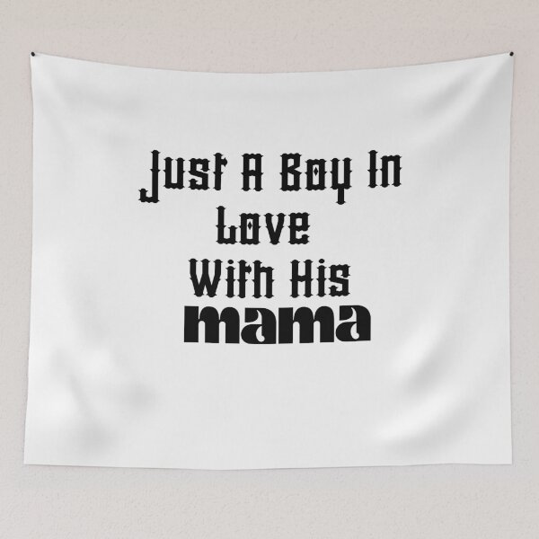 Item preview, Just A Boy In Love With His Mama,Mommy and Me Shirt Set Mother and Son,Funny designed and sold by Barwane Products.