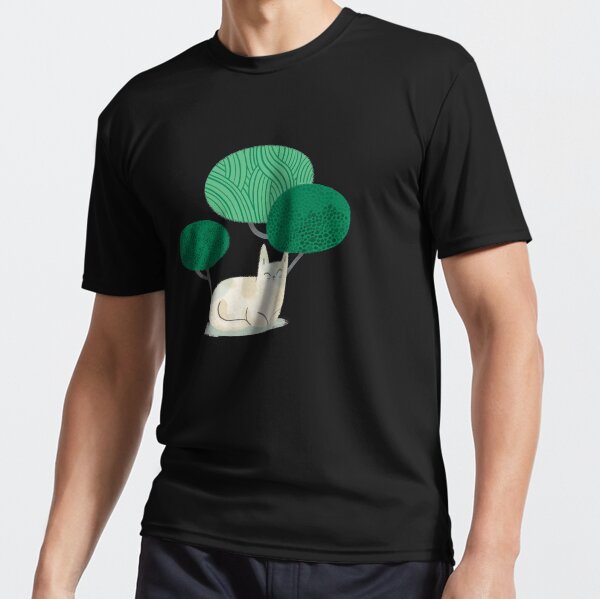 Katzenschlaf I (weiß) Funktionsshirt