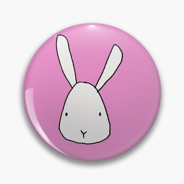 Item preview, Bunny Face Hand Drawn Animal Art Doodle designed and sold by NancyMerkle.