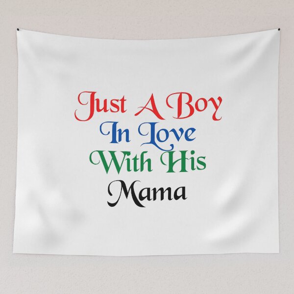 Item preview, Just A Boy In Love With His Mama,Mommy and Me Shirt Set Mother and Son,Funny designed and sold by Barwane Products.