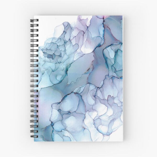 Item preview, Periwinkle River: Original Abstract Alchool Ink Painting designed and sold by herzart.