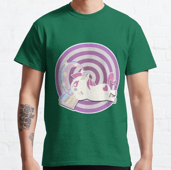 Cute Unicorn reading a book Classic T-Shirt