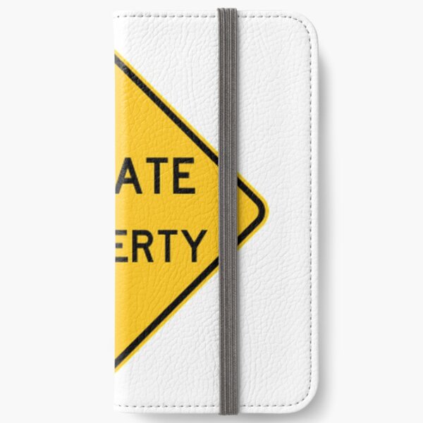 Private Property iPhone Wallet