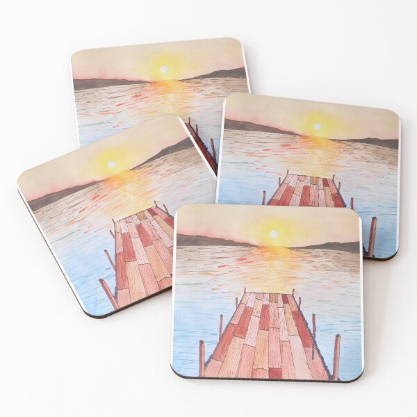 Item preview, pier on a sunset designed and sold by edcreativ.