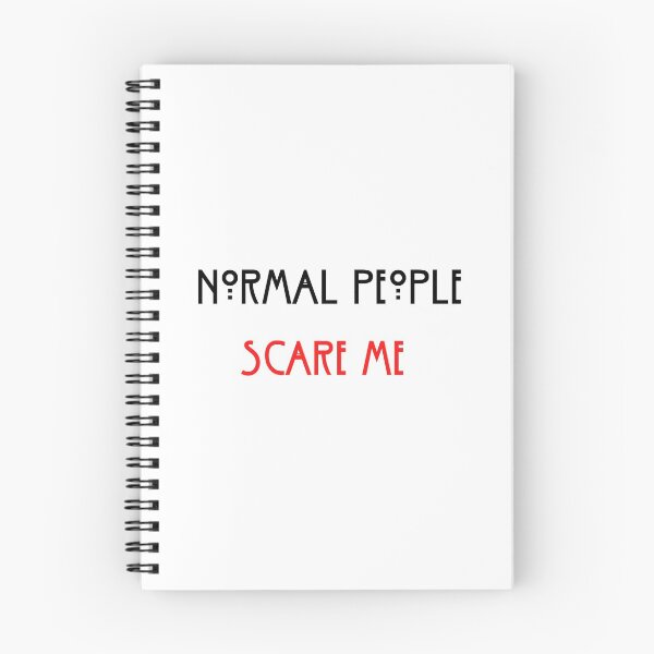Item preview, La gente normal me asusta designed and sold by angieanguk.