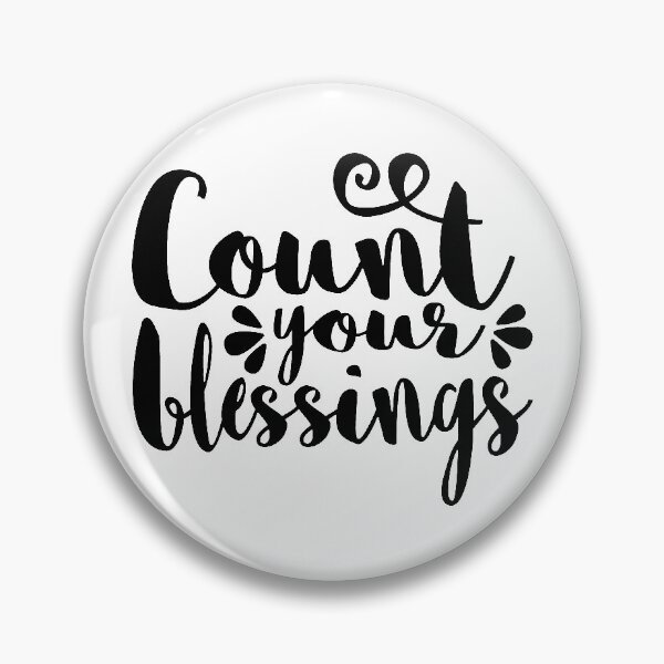 Item preview, Count Your Blessings, black designed and sold by Amy Olsen.