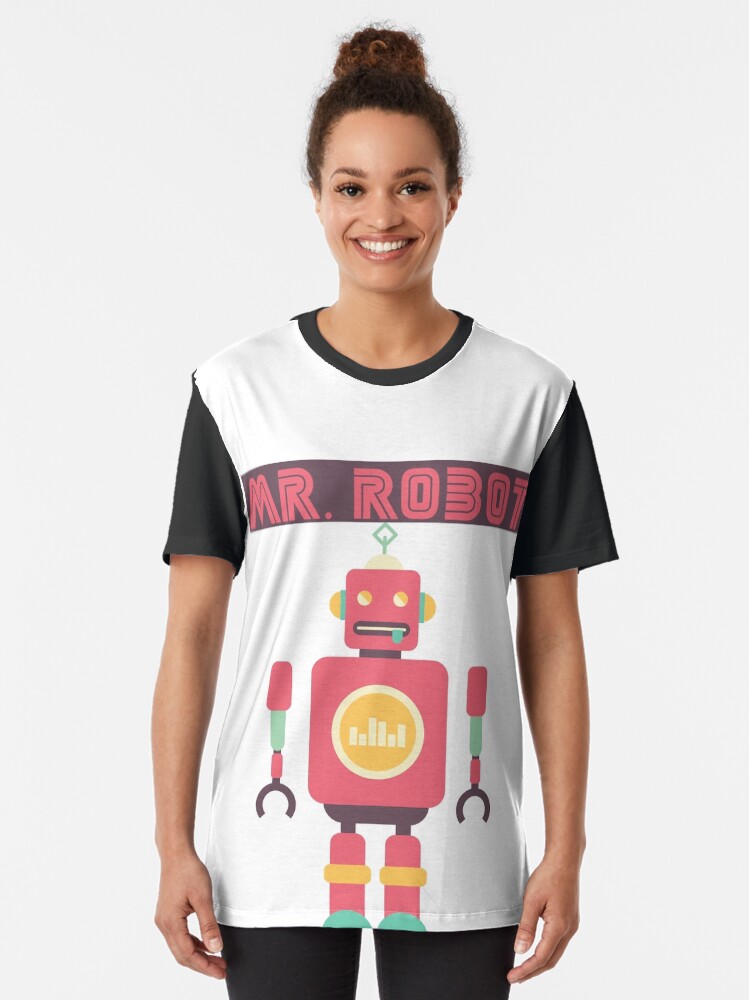 Alternate view of Mr Robot Graphic T-Shirt