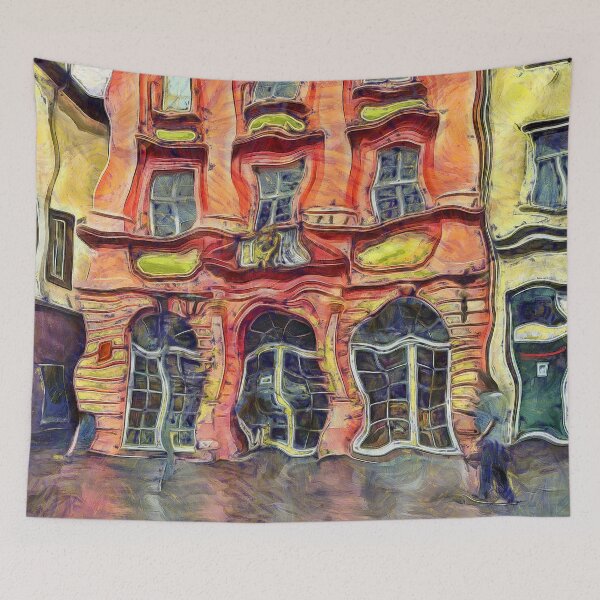 Item preview, Nuremberg Street on Rainy Day Germany KPA designed and sold by karynpeters.