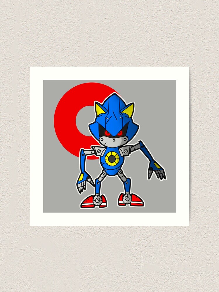 metal sonic Art Print by Atzon