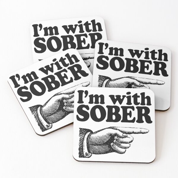 Item preview, I'm With Sober Addiction Recovery Shirt T-Shirt designed and sold by webdango.