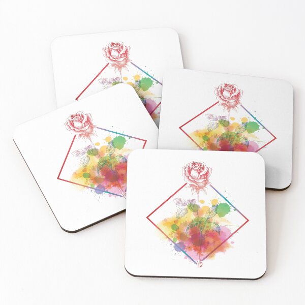 Item preview, Rose in square designed and sold by GreenFrog75.