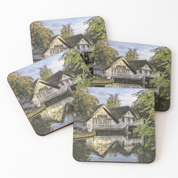 Item preview, Picturesque Thames Boathouses At Goring designed and sold by IanWL.