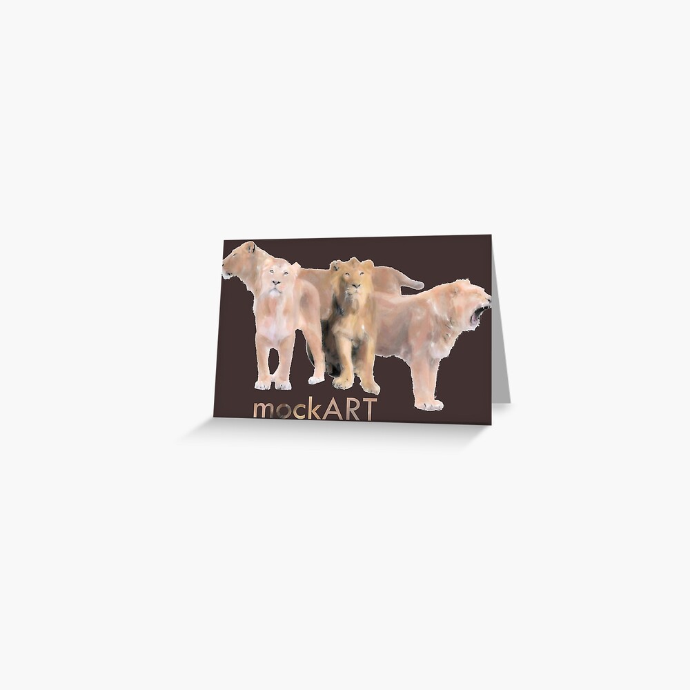 Item preview, Greeting Card designed and sold by mockART.