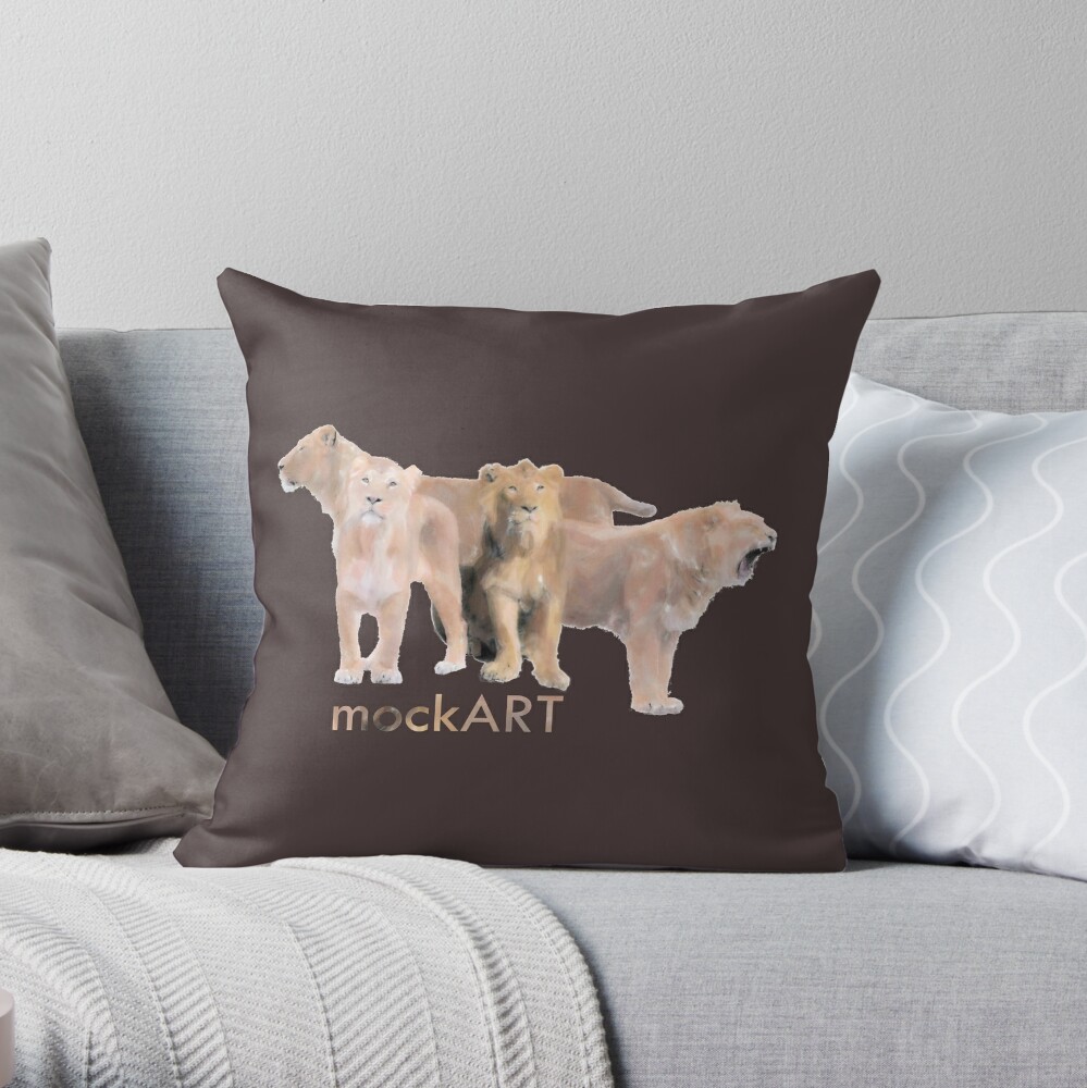 Item preview, Throw Pillow designed and sold by mockART.