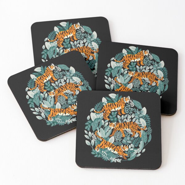 Item preview, Bengal Tiger Teal Jungle  designed and sold by TigaTiga.