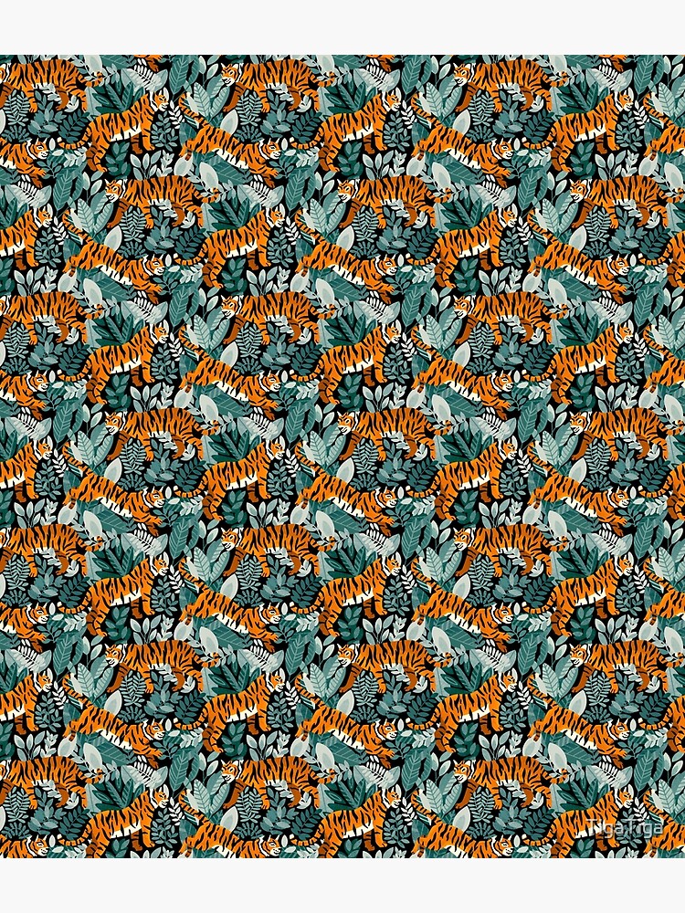 Bangel Tiger Teal Jungle by TigaTiga