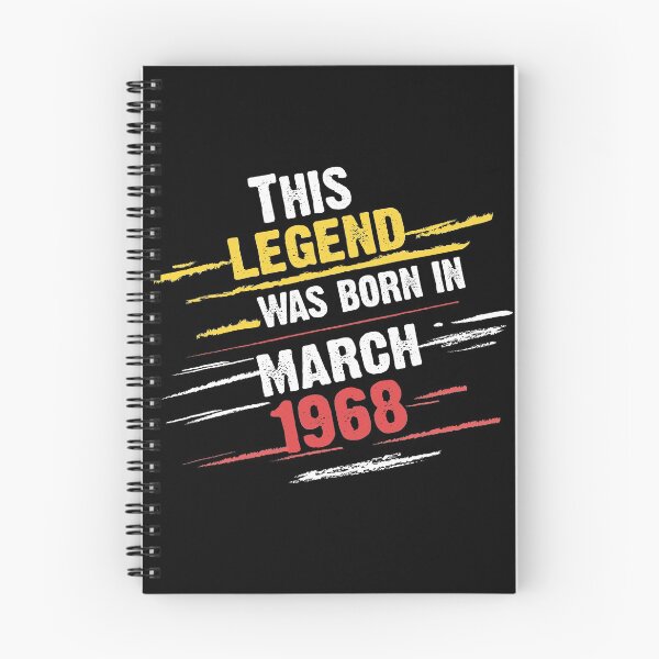 Item preview, 52nd birthday gifts for men - Born in March 1968 shirt designed and sold by Trendy Valley .