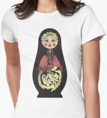 Russian doll Women's Fitted T-Shirt
