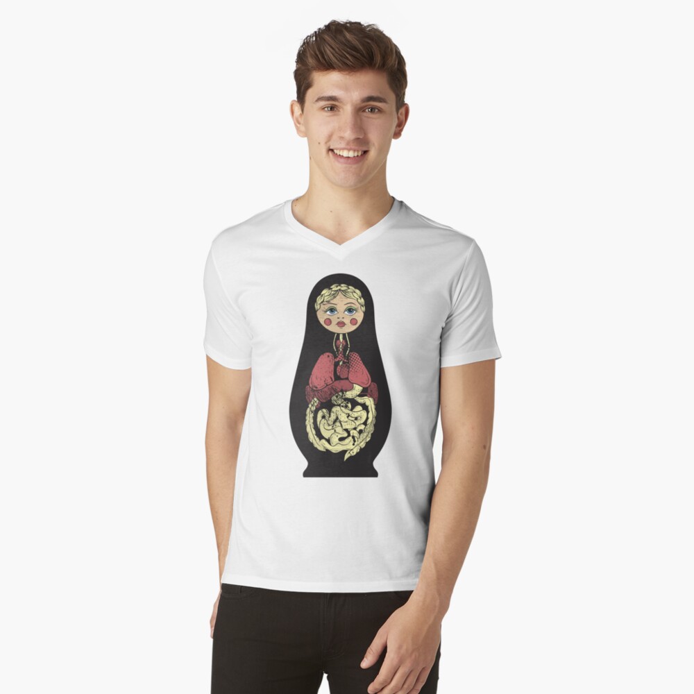 Item preview, V-Neck T-Shirt designed and sold by Chuvardina.