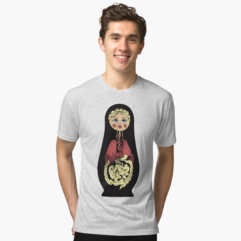 Item preview, Tri-blend T-Shirt designed and sold by Chuvardina.