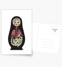 Russian doll Postcards