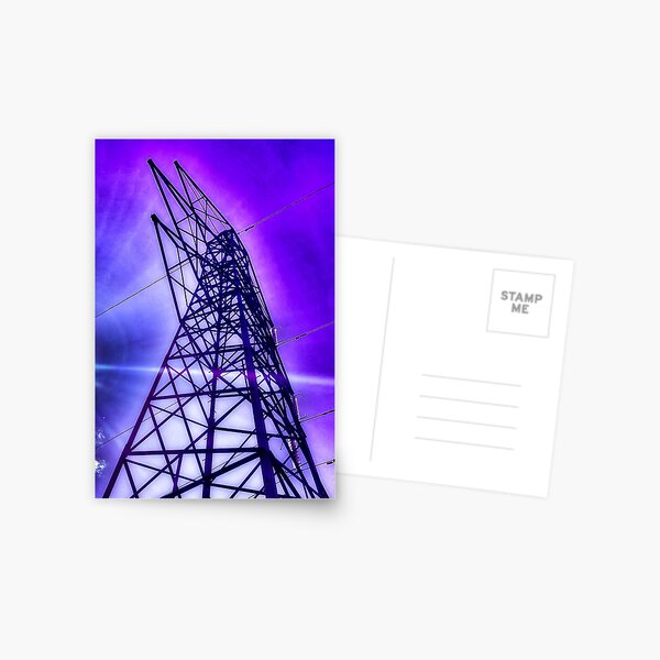 Pylon In Purple Postcard