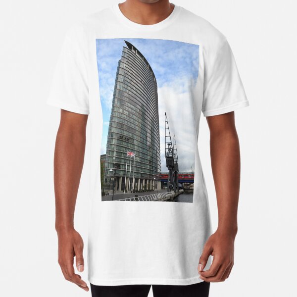 tower of glass at canary wharf Long T-Shirt