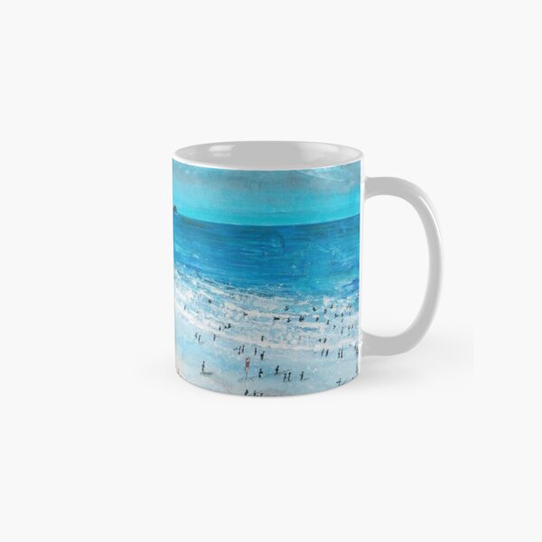Fistral Beach, Newquay Cornwall Art Classic Mug