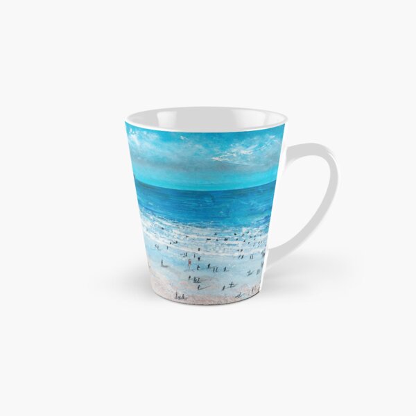 Fistral Beach, Newquay Cornwall Art Tall Mug
