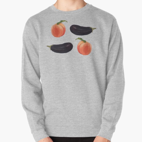 peaches and eggplants Pullover Sweatshirt