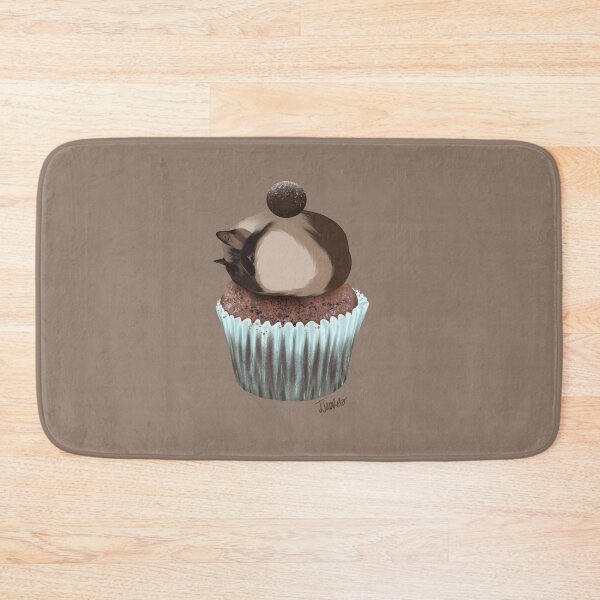 Item preview, Chocolate Cupcake Cat  designed and sold by bluejayknits.