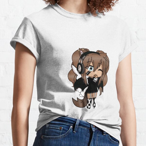 Camiseta Gacha life, personagens da vida Gacha, jogo Gacha