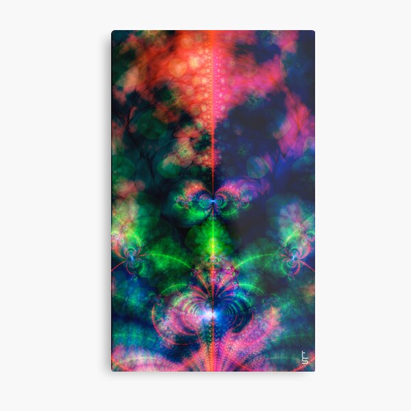Fractal Space Metal Print
