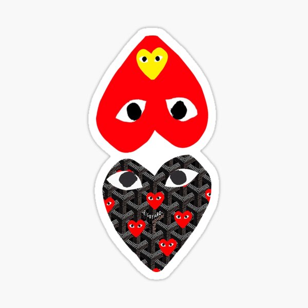 comme de garcon sticker