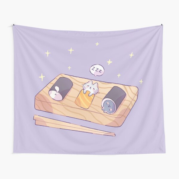 Cats like Sushi Tapestry