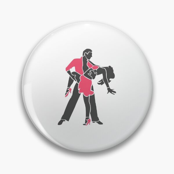 Item preview, Dancing Silhouette Couple Dancers Romantic Dance Gift designed and sold by haselshirt.