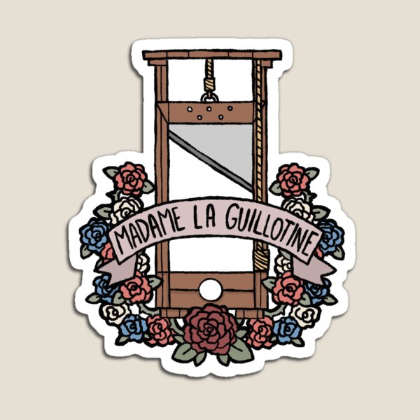 Item preview, french revolution sticker set- guillotine (fancy version) designed and sold by lesincroyables.