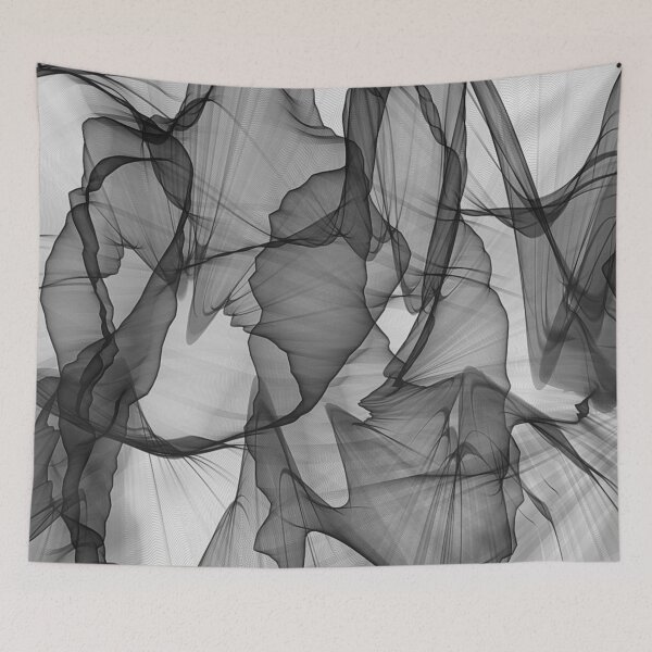 Item preview, Black And White Silk designed and sold by FantasySkyArt.
