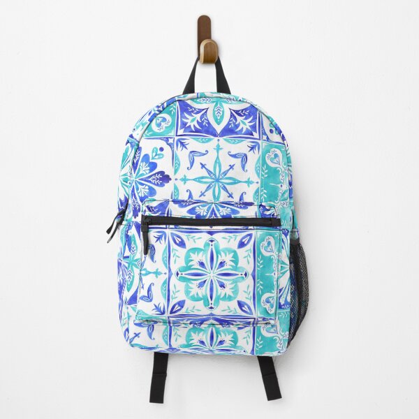Item preview, Moroccan Inspired Blue and Teal Tiles designed and sold by KConfetti.