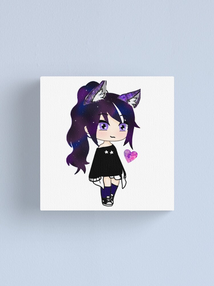 Gacha Life Girl with Cute GLMM Gacha life, Gacha Club, Gacha series  Canvas Print for Sale by Taloos