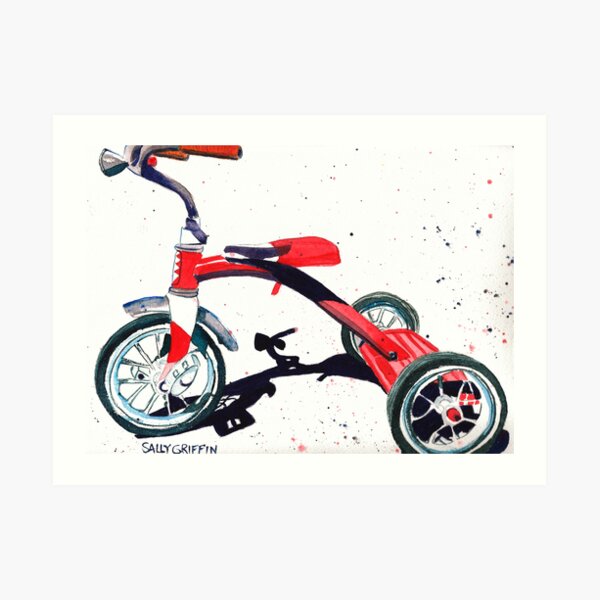 Radio Flyer Tricycle Art Print