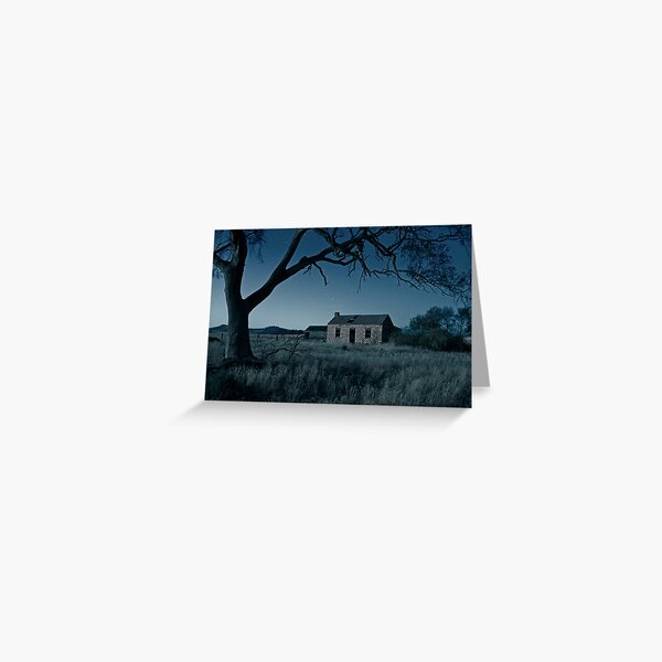 Ruin in pre dawn light Greeting Card