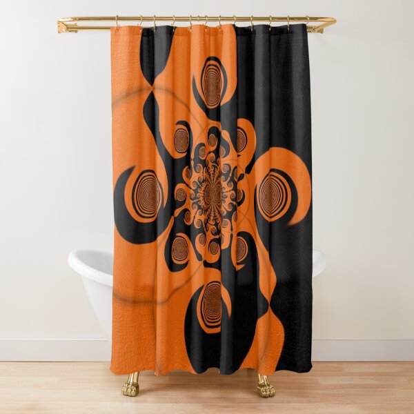 A Warped Life Shower Curtain