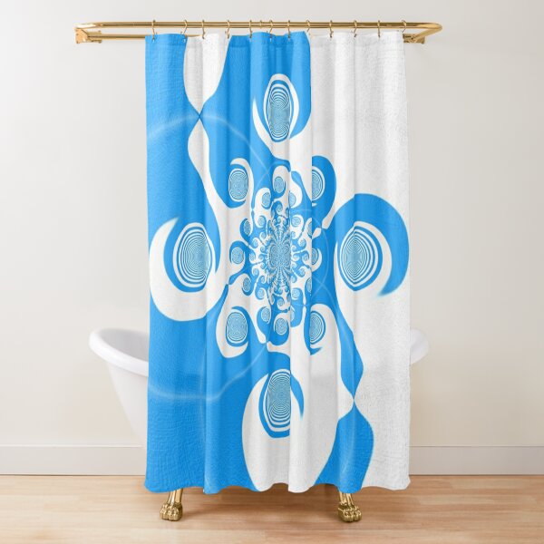 A Warped Life  Shower Curtain