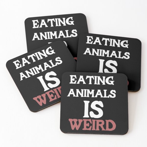 Item preview, Eating Animals Is Weird, Funny Vegans Gift Idea, Vegetarian Community  designed and sold by tawscolors.