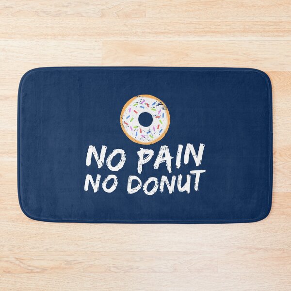 Item preview, No Pain No Donut Funny Novelty Gym Shirt designed and sold by 14thFloor.