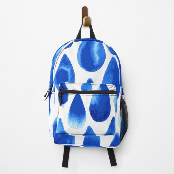 Item preview, Raindrops || Watercolor || Rain || Weather || Blue Palette designed and sold by Hilary Leslie.