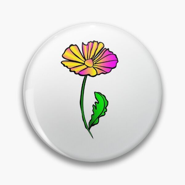 Item preview, Golden pink daisy designed and sold by Loveinnerself.